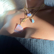 Crystal pendant necklaces