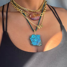 Modern bold crystal energy necklaces