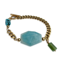 Amazonite Crystal charm bracelet