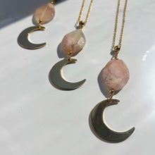 Golden Moon Agate Energy Necklace