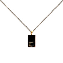 Gold affirmation necklace