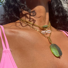 Various crystal energy healing necklaces