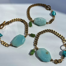 Amazonite Crystal charm bracelets