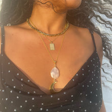 Golden Moon Agate Energy Necklace