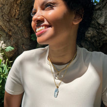 Raw Kyanite Crystal Necklace