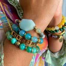 OCEAN AGATE CANDY Beaded Bracelet Zenergë Gemz