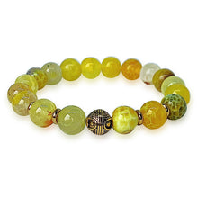 SUNSHINE AGATE CANDY Beaded Bracelet Zenergë Gemz