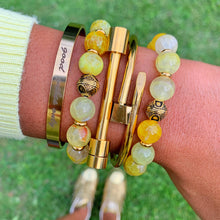 SUNSHINE AGATE CANDY Beaded Bracelet Zenergë Gemz