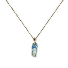 Raw Kyanite Crystal Necklace