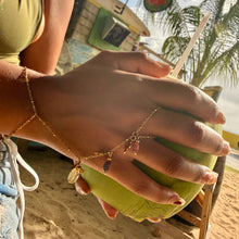 PERSONAL POWER CRYSTAL GOLD HANDCHAIN