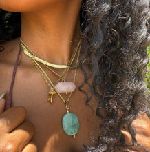 HEARTS JOY CHRYSOPRASE CRYSTAL NECKLACE