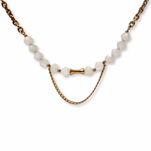 SERENITY WHITE JADE CRYSTAL CHOKER