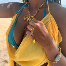 PERSONAL POWER CRYSTAL GOLD HANDCHAIN