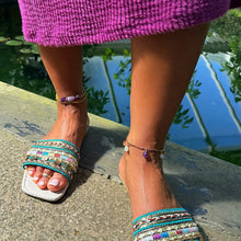 VIOLET BEAUTY AMETHYST ANKLET