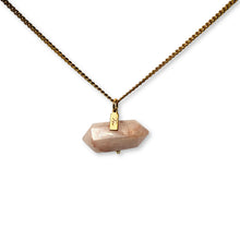 THE LOVE CHOKE ROSE QUARTZ CHOKER