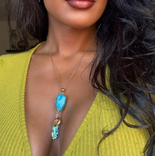 THE BLUE LAGOON AGATE NECKLACE
