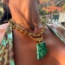 MEGA HEALING MALACHITE CRYSTAL NECKLACE