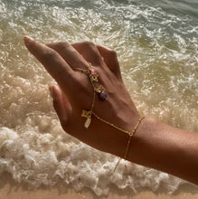 PERSONAL POWER CRYSTAL GOLD HANDCHAIN