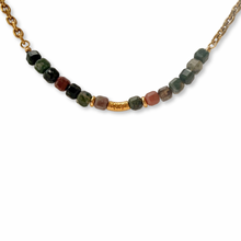BEAUTY & BALANCE INDIAN AGATE CRYSTAL CHOKER