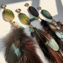 FOREST FLAMES AGATE EARRINGS