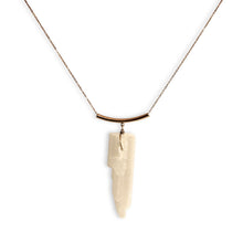 LUMINOUS LIGHT SELENITE NECKLACE