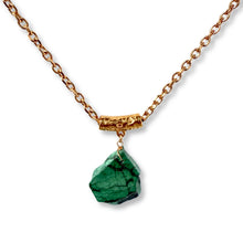 MEGA HEALING MALACHITE CRYSTAL NECKLACE