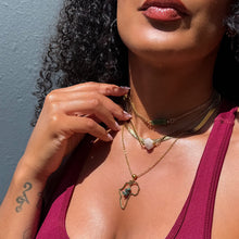 Pink & Green crystal necklaces. Energy jewellery