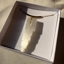 LUMINOUS LIGHT SELENITE NECKLACE