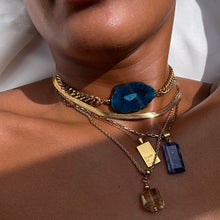 LAZULI ROYALTY CRYSTAL NECKLACE
